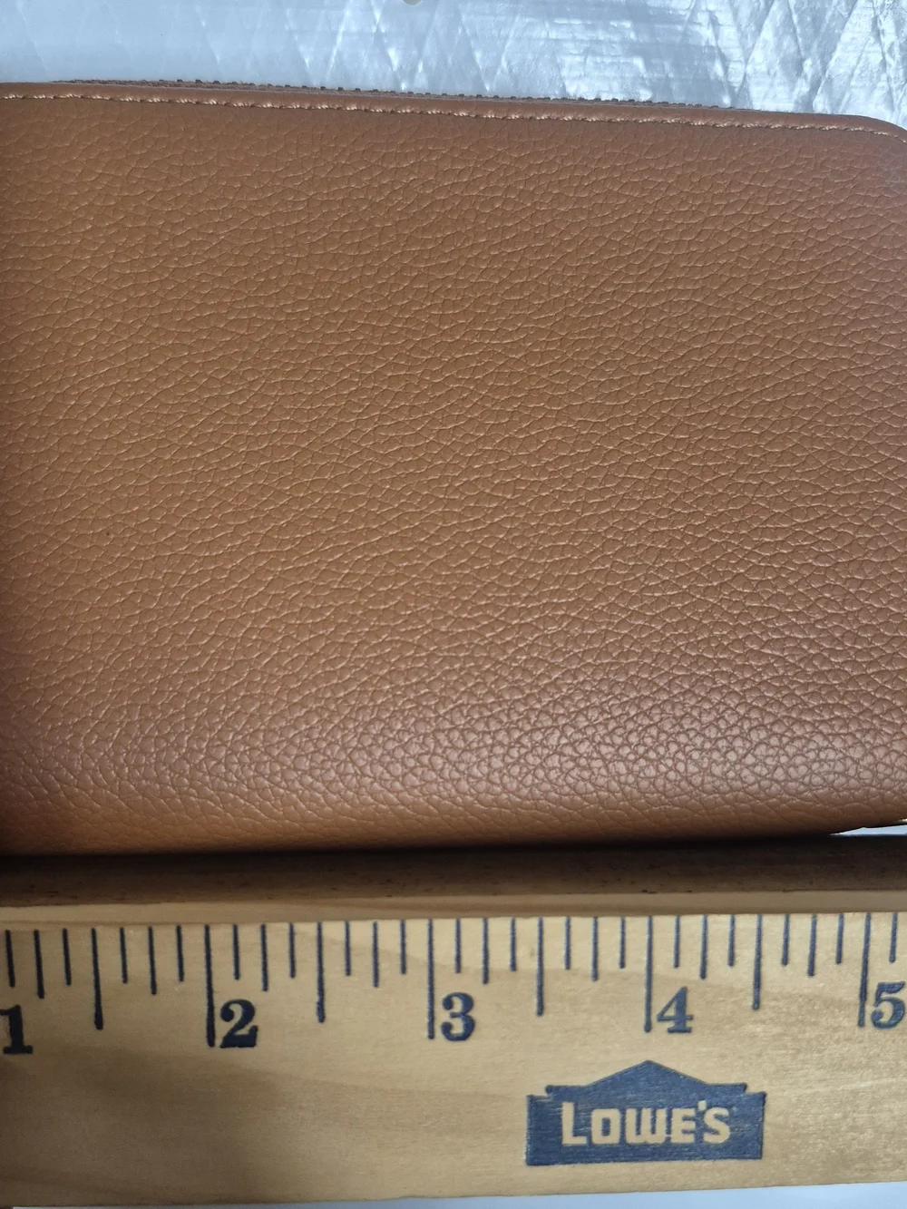 Brown Zip Wallet 